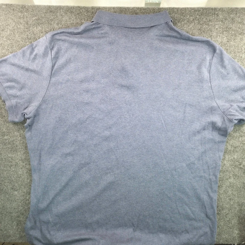 Polo Ralph Lauren Mens XXL‎ Blue Short Sleeve Cotton Jersey Polo Shirt Red Pony
